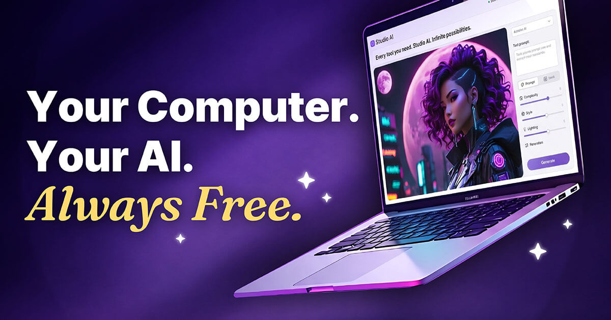 Creative Fabrica Studio Desktop — free local AI tools for Windows and Mac