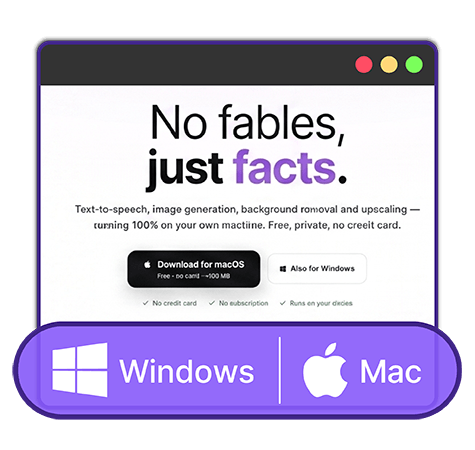 Step 1: download the app for Windows or Mac